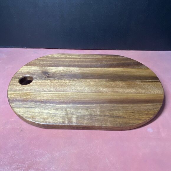 IKEA Etched Grizzly Bear Wooden 11" Cutting Board Decorative Farmhouse Rustic - Picture 4 of 7